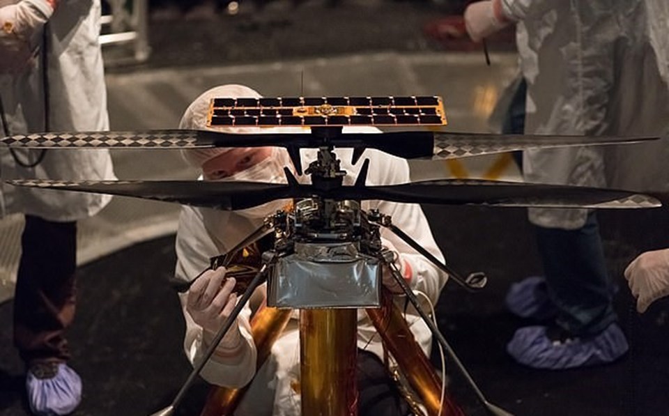 NASA'nn 'Mars Helikopteri' in Geri  Saym Balad