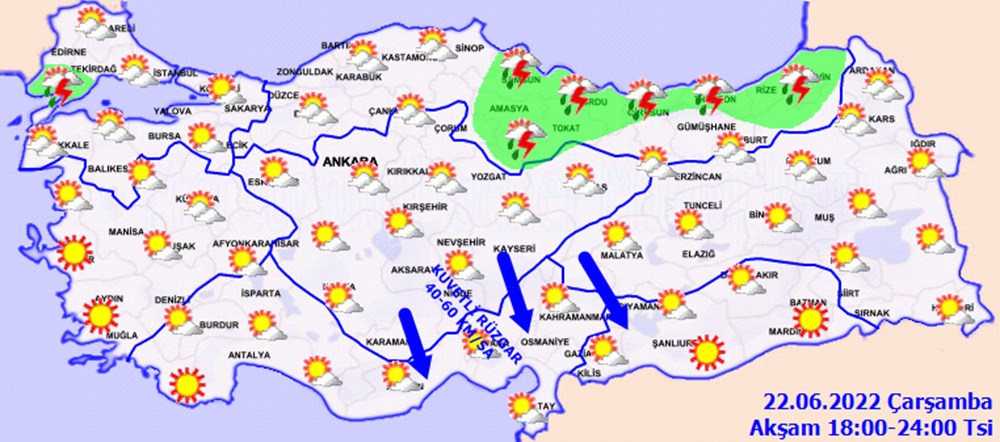 Marmaris'te (yangın bölgesinde) hava nasıl olacak? | 22 Haziran 2022 - 9