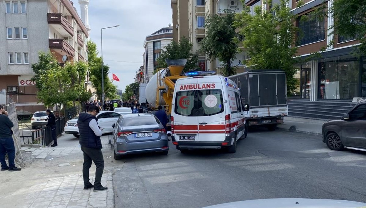 İstanbul'da beton mikseri faciası İstanbul'da beton mikseri faciası