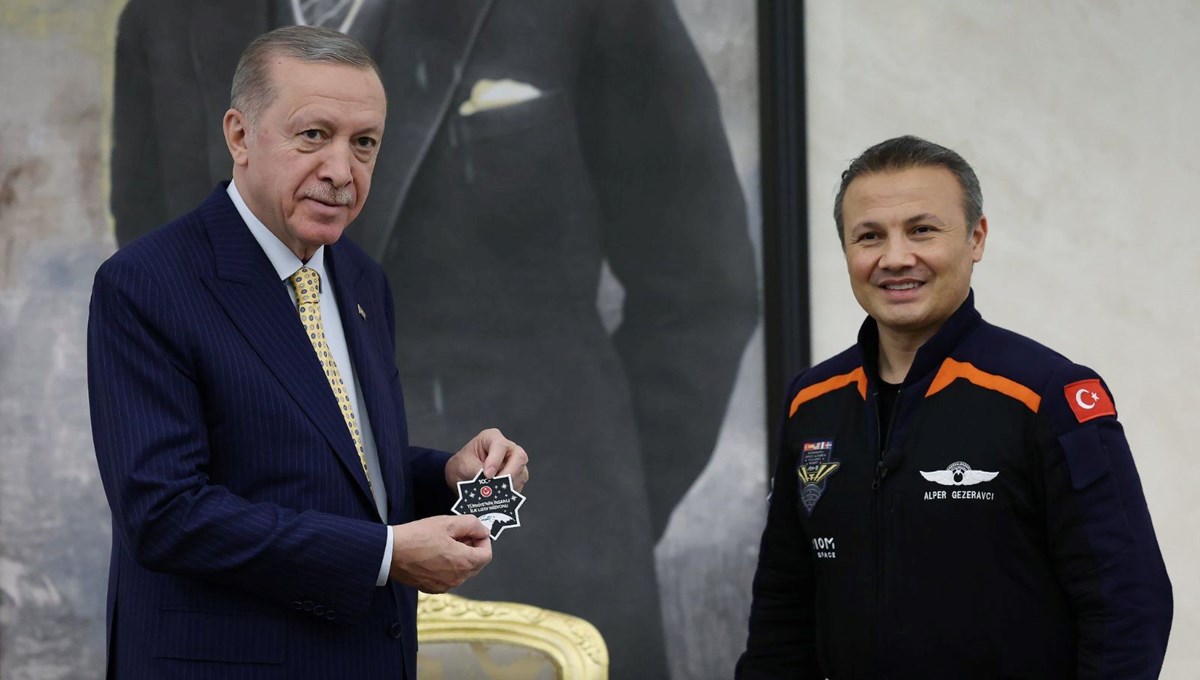 Cumhurbaşkanı Erdoğan, Alper Gezeravcı ile görüştü Cumhurbaşkanı Erdoğan, Alper Gezeravcı ile görüştü
