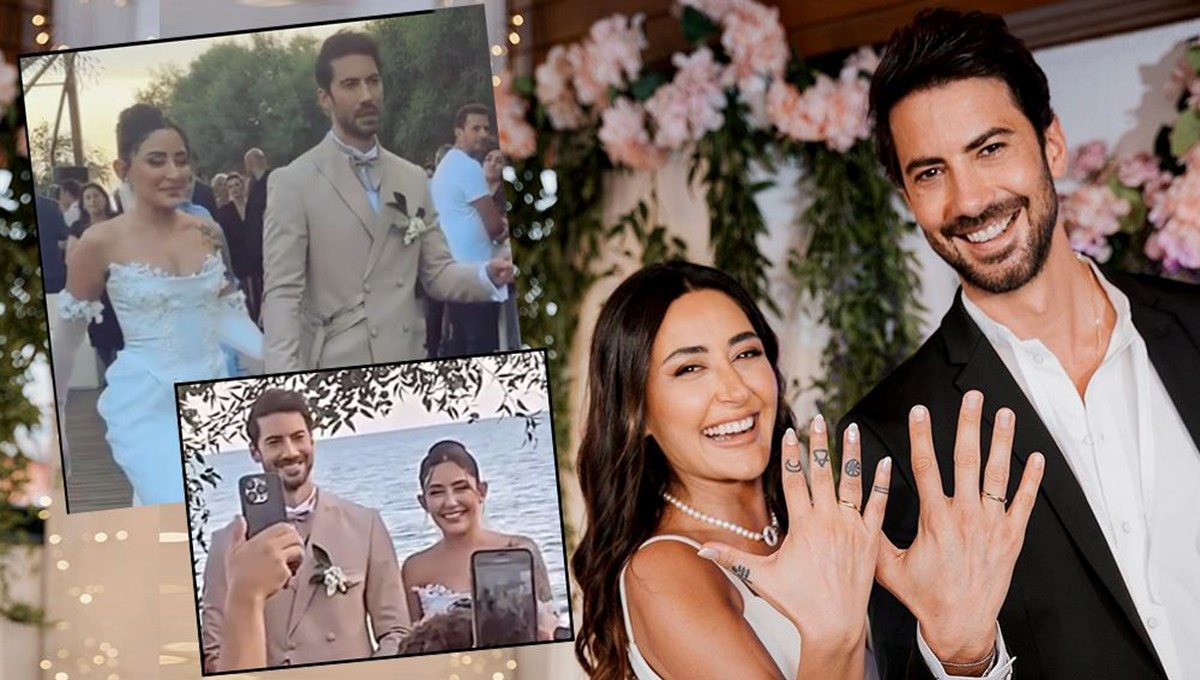 Melek Mosso'nun mutlu günü: Serkan Sağdıç ile dünyaevine girdi Melek Mosso'nun mutlu günü: Serkan Sağdıç ile dünyaevine girdi
