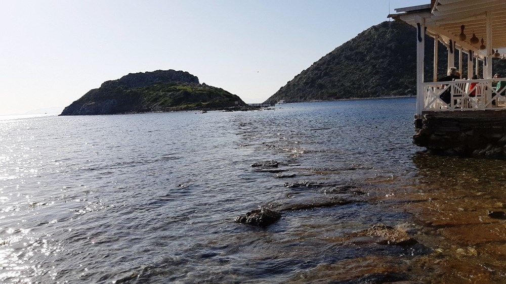 Sular çekildi Bodrum'da tarihi kral yolu ortaya çıktı - 8