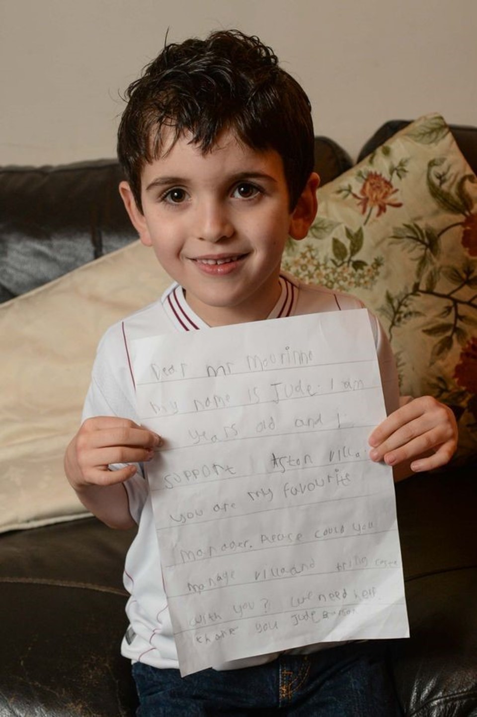 Altı yaşındaki çocuktan Mourinho'ya ilginç mektup - 1
