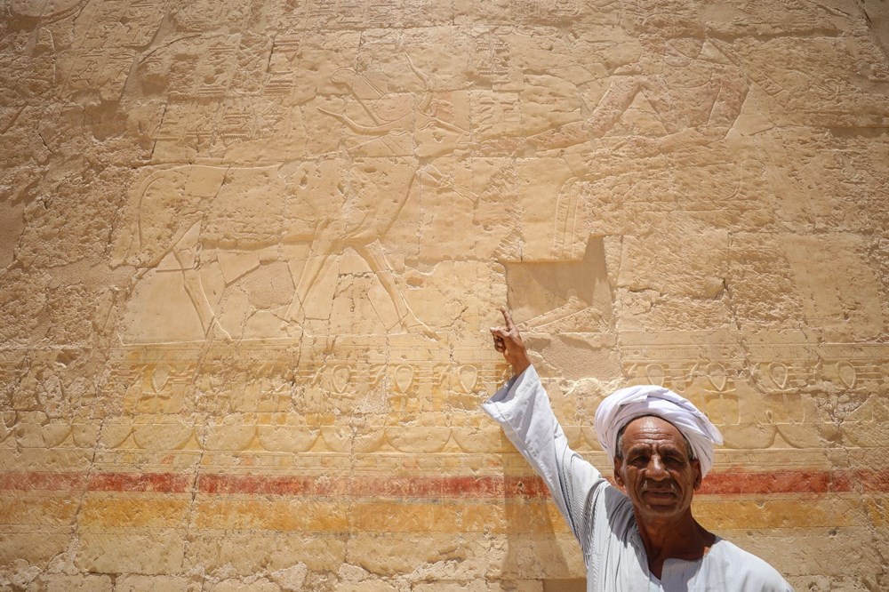 Mısır'ın kadın firavunu Hatşepsut'un tapınağı - 33