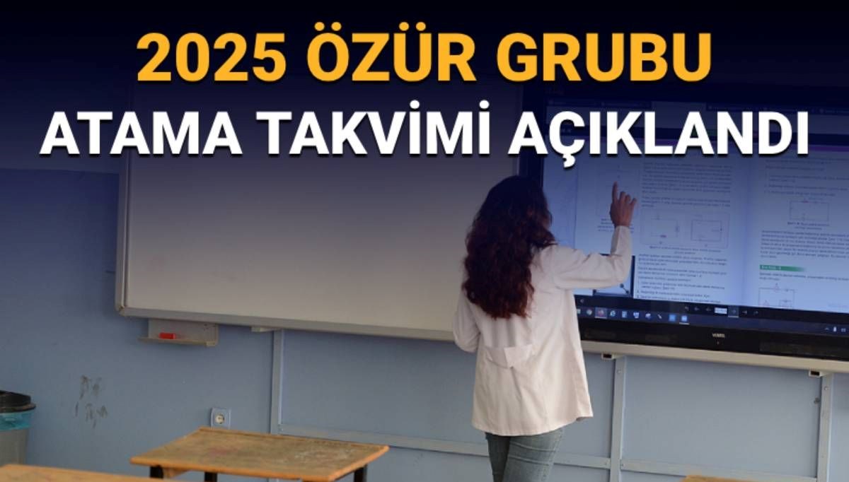 Özür grubu atama başvuru tarihleri: Yaz tatili il içi mazerete bağlı yer değiştirme başvuruları ne zaman?
