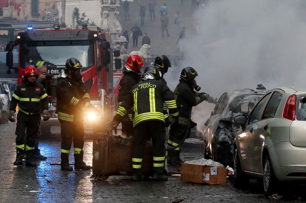 Holiganlar terör estirdi: Napoli savaş alanına döndü - 8