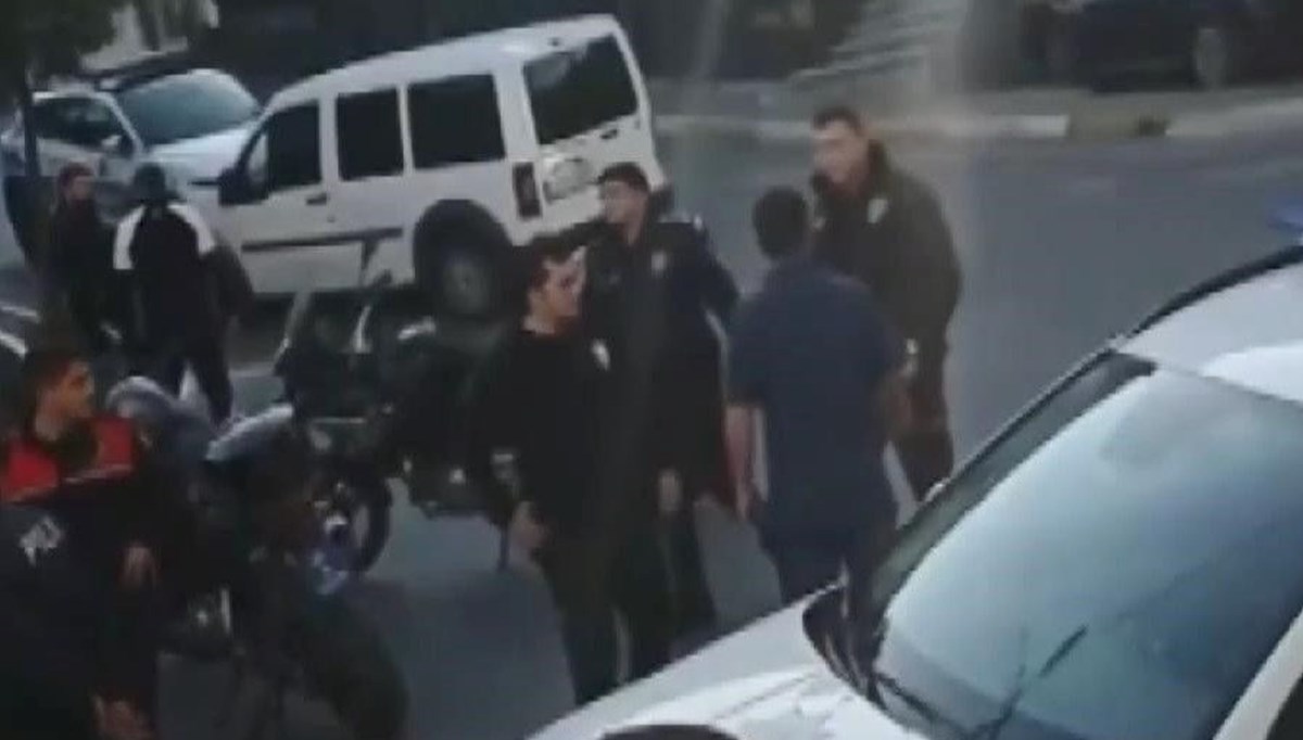 Avcılar’da ihbara giden polis ekibi kaza yaptı: 1 polis yaralı