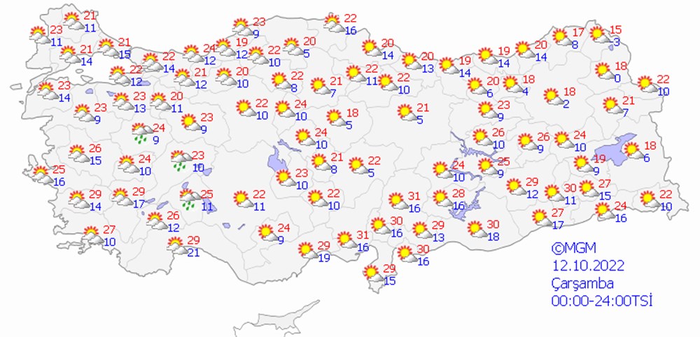 Bu hafta (12-16 Ekim) hava durumu nasıl olacak? Yağışlı hava geri dönüyor (Meteoroloji'den 5 günlük hava durumu raporu) - 4