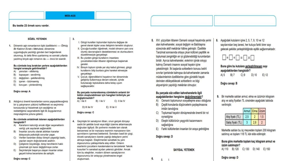AGS 2025 cevap anahtarı sorgulama osym.gov.tr | AGS / ÖABT soruları ve cevapları açıklandı mı, nasıl sorgulanır?