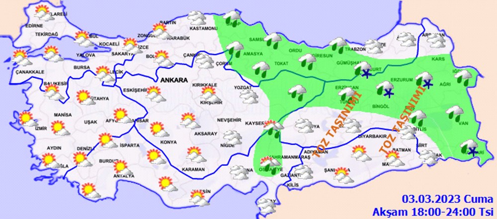 Meteorolojiden çöl taşınımı uyarısı! (Bugün ve hafta genelinde hava nasıl olacak?) - 11