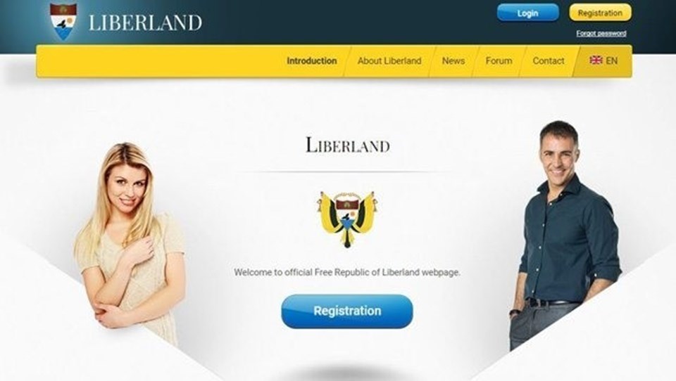 13 Nisan'da kurulan Liberland'in resmi sloganı "Yaşa ve diğerlerinin yaşamasına izin ver"