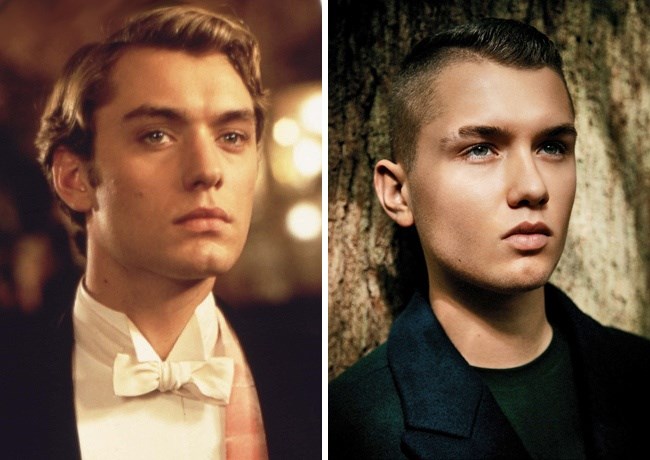 Jude Law (25 yaşındayken) ve oğlu Rafferty Law (18 yaşında)