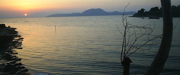 Artık turistler yüzüyor