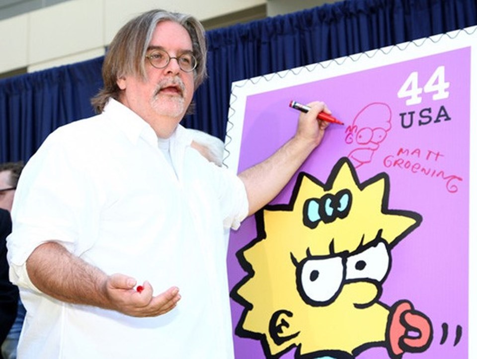 Matt Groening solak olduğu için Bart Simpson'ı da solak yarattı...