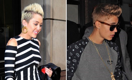 Miley Cyrus & Justin Bieber