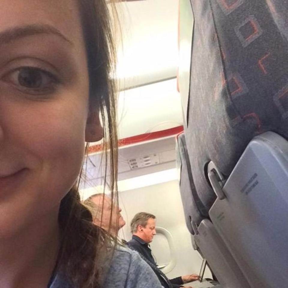 Ashleigh 'selfie' çekmeyi de ihmal etmedi...