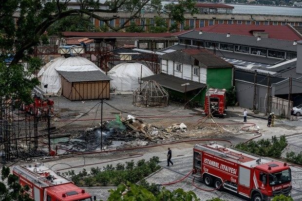 Beykoz Kundura, yangın, Diriliş Ertuğrul