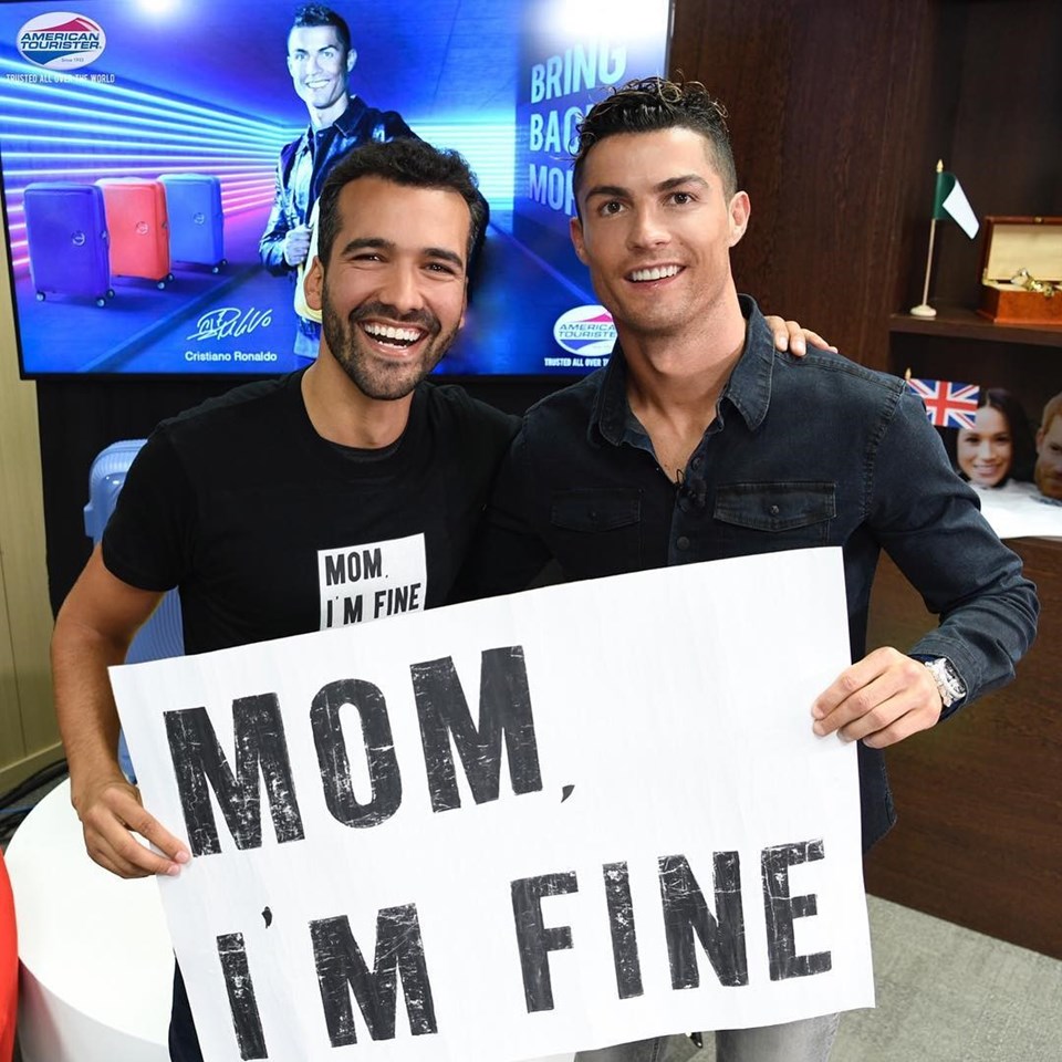 Etkinliğe katılacak isimlerden Jonathan Kubben Quiñonez'in Ronaldo ile paylaşımı da bulunuyor.