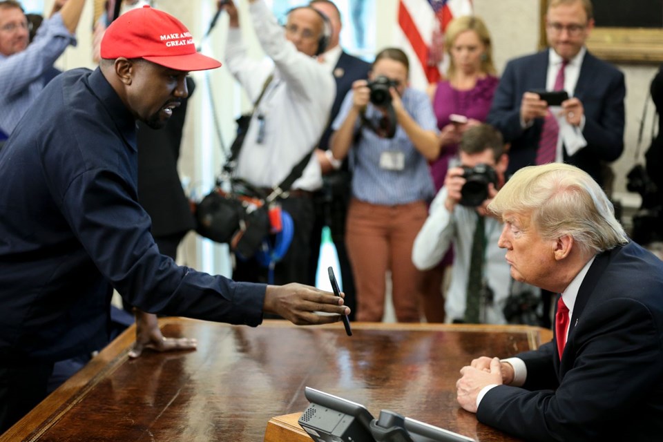 Kanye West, Donald Trump
