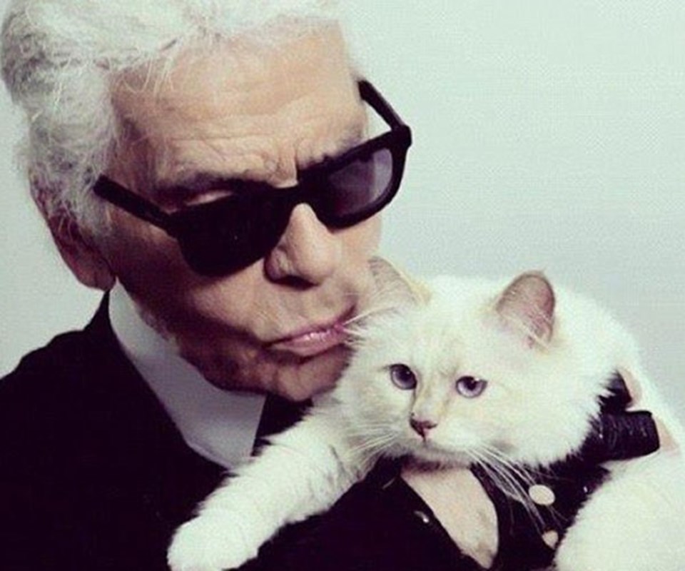 karl lagerfeld ve kedisi ile ilgili gÃ¶rsel sonucu