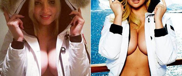 Kate Upton'ın ikizi Rusya'dan çıktı