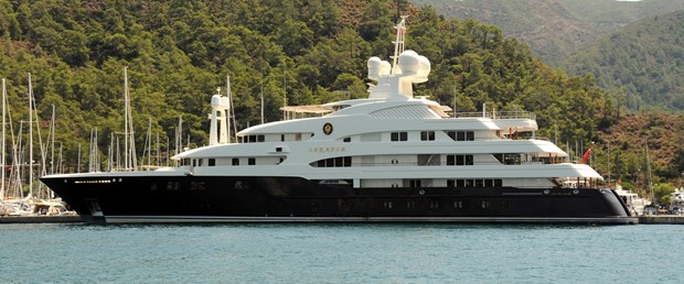 Kral Abdullah'ın yatı Marmaris'te