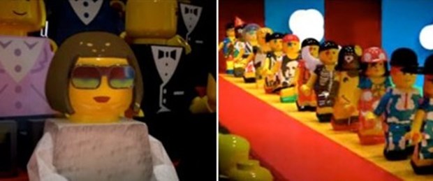 Lego adamlar defileye çıktı