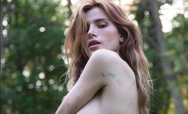 BELLA THORNE YENİ DÖVMESİNİ TANITTI