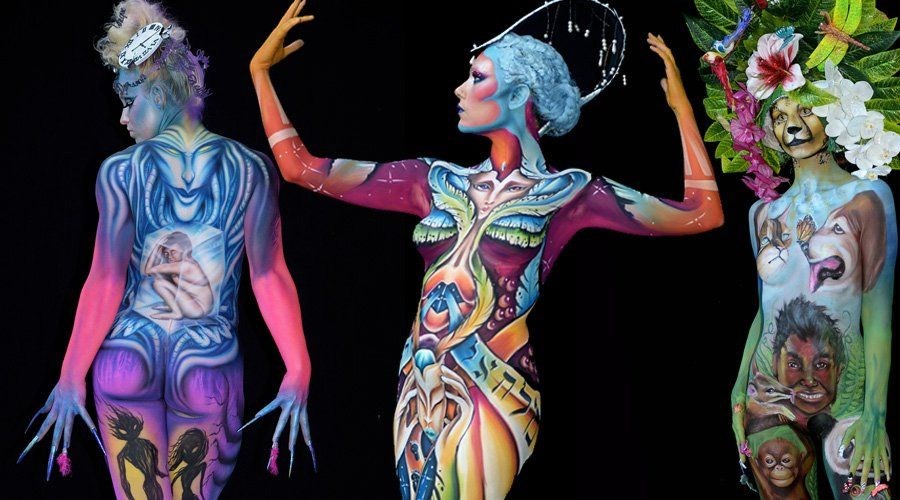 İNSAN BEDENİ SANAT ESERİ OLDU