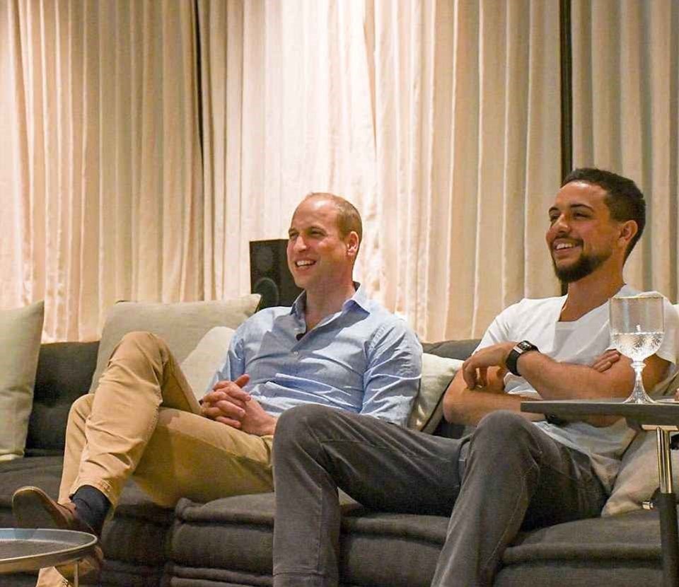 PRENS WILLIAM'IN ÜRSÜN PRENSİYLE BANTTAN MAÇ KEYFİ