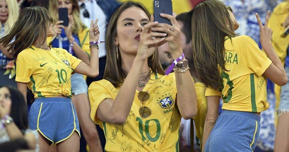 ALLESSANDRA AMBROSIO'DAN DÜNYA KUPASI SELFIE'Sİ