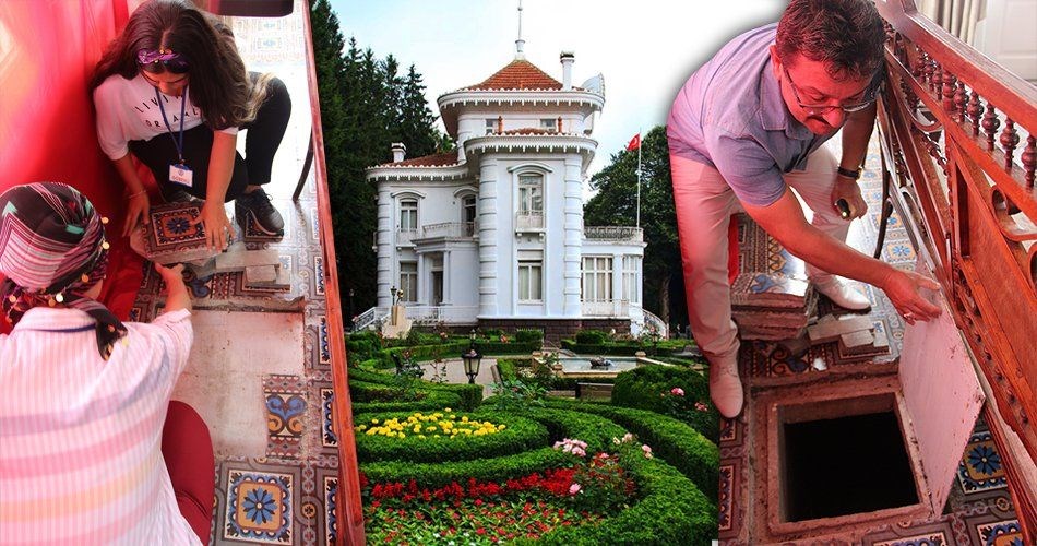 ATATÜRK KÖŞKÜ’NÜN GİZLİ GEÇİDİ İLK KEZ GÖRÜNTÜLENDİ