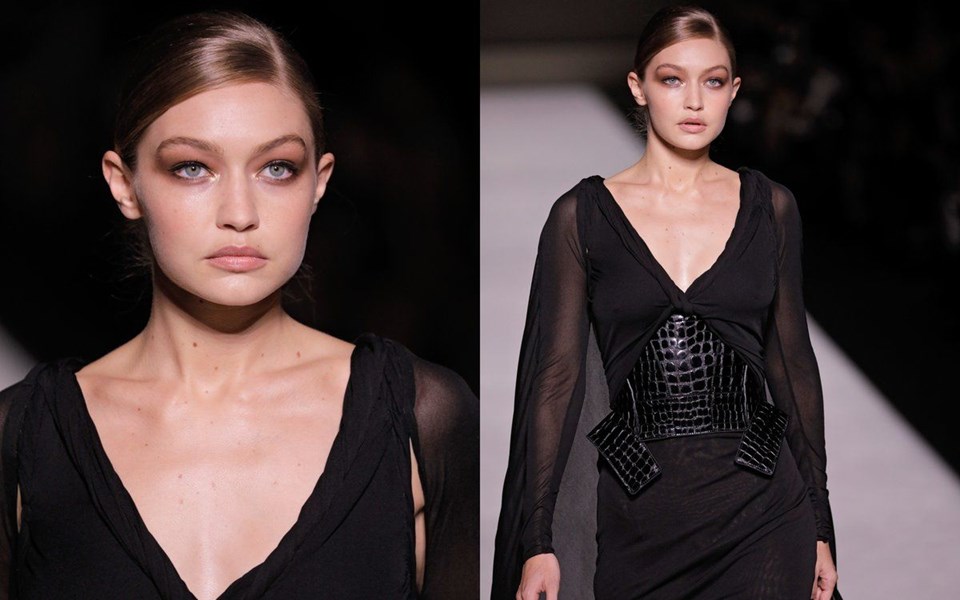 PODYUMDA GIGI HADID RÜZGARI