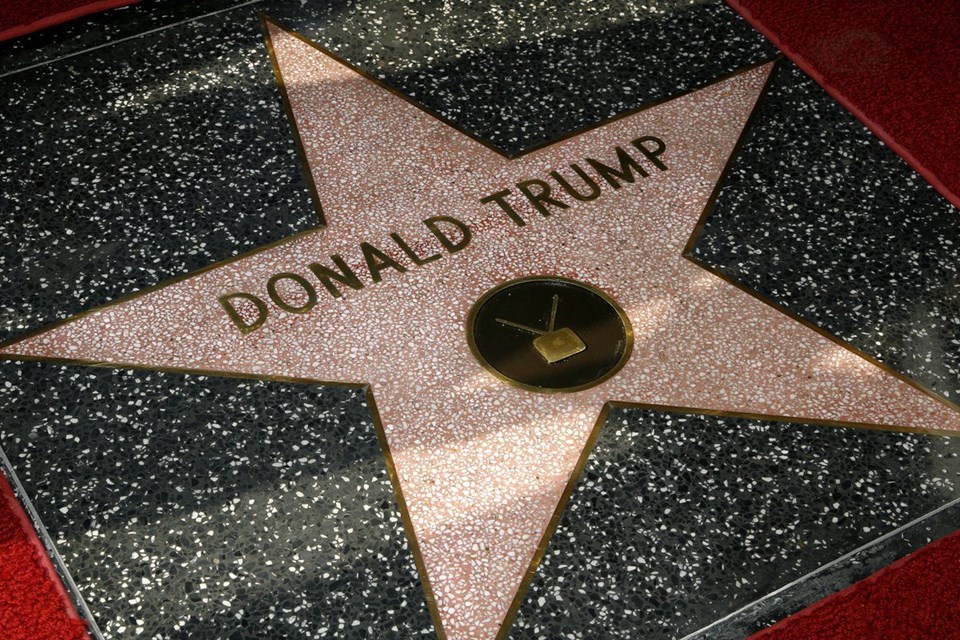 HOLLYWOOD'DA TRUMP'IN YILDIZI KALDIRILSIN DİYE OYLAMA YAPILDI