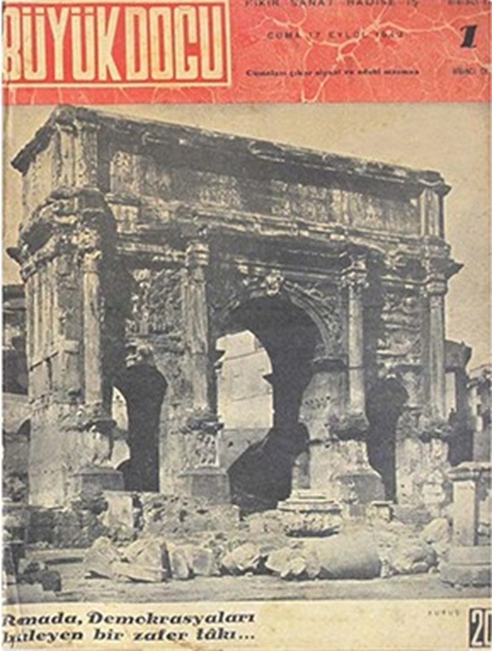 Büyük Doğu'nun ilk sayısı