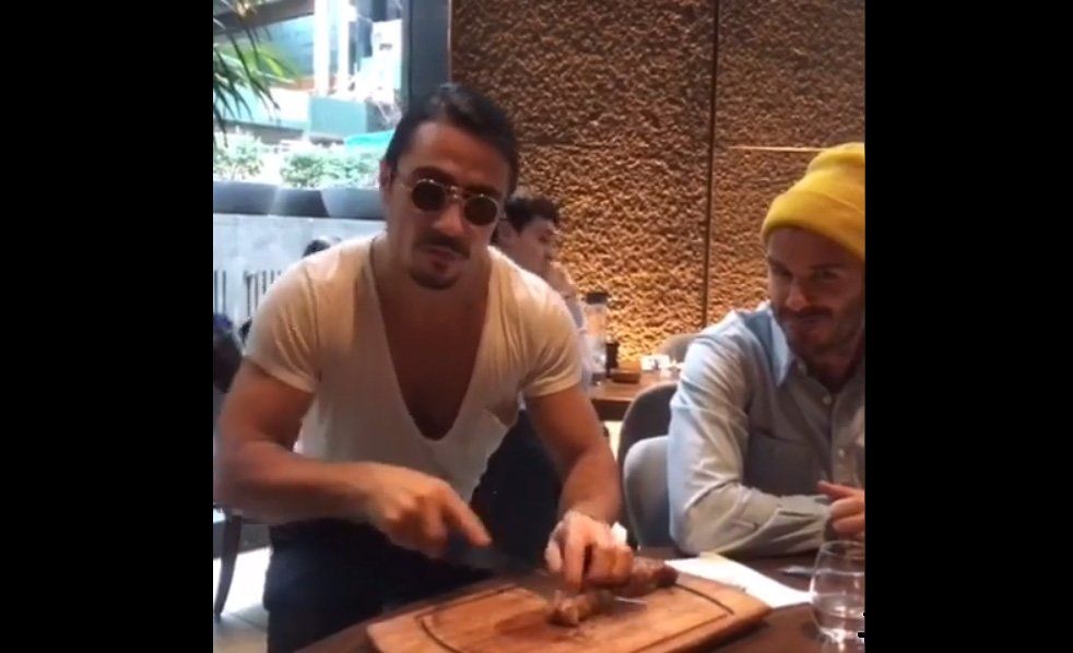 NUSRET'TEN DAVID BECKHAM'A ÖZEL SERVİS