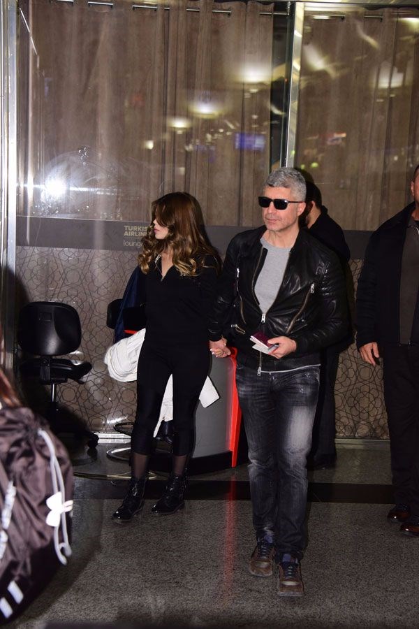 Özcan Deniz, Feyza Aktan, Özcan Deniz'in sevgilisi Feyza Aktan, Özcan Deniz ile Feyza Aktan el ele