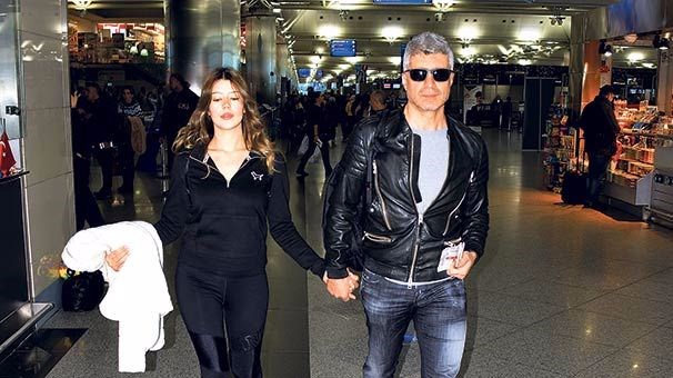 Özcan Deniz, Feyza Aktan, Özcan Deniz'in sevgilisi Feyza Aktan, Özcan Deniz ile Feyza Aktan el ele