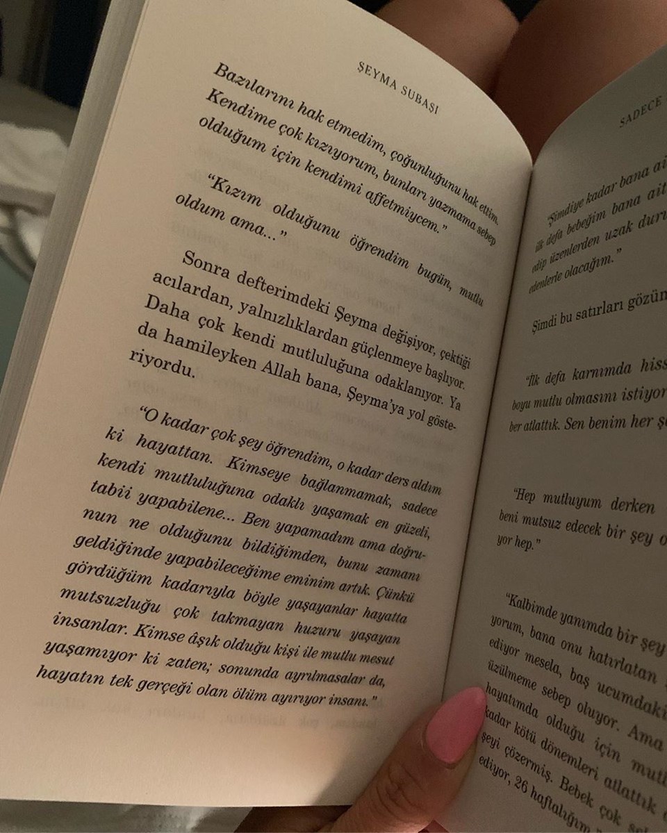 Åeyma SubaÅÄ±,Sadece Åeyma, Sadece Åeyma sayfalarÄ±, Sadece Åeyma bÃ¶lÃ¼mleri, Sadece Åeyma'nÄ±n yazdÄ±klarÄ±, Sadece Åeyma kitabÄ±ndan bÃ¶lÃ¼mler, Sadece Åeyma'dan bÃ¶lÃ¼mler