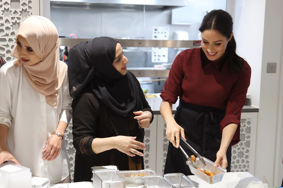 Sussex Duşesi Meghan Markle, Meghan Markle mutfakta, Meghan Markle yemek pişirdi