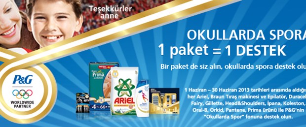 Teşekkürler P&G