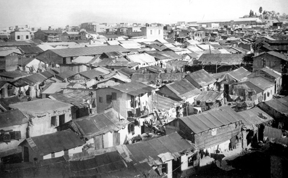 Halep'teki Ermeni göçmen kampı, 1920'ler...