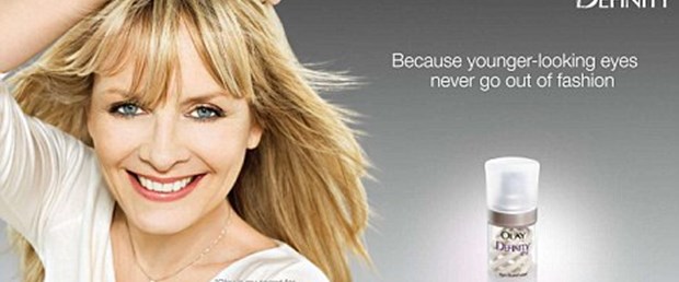 Twiggy'nin krem reklamı yanlış yönlendiriyor