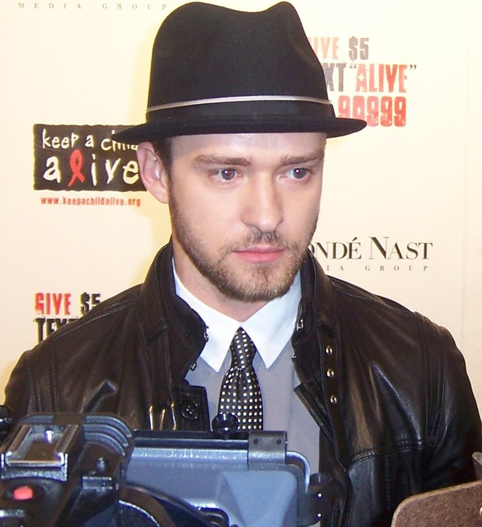 9. JUSTIN TIMBERLAKE