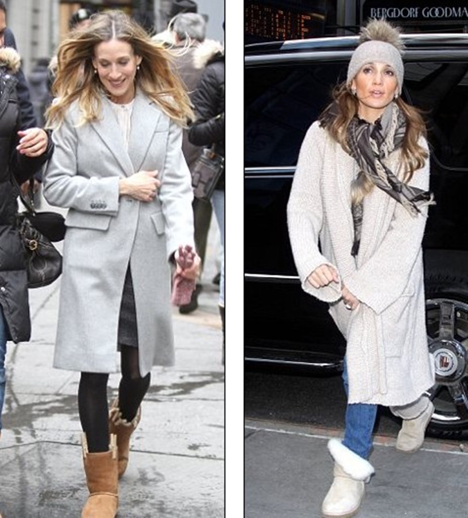 Sarah Jessica Parker ve Jennifer Lopez de Ugg tutkunu...
