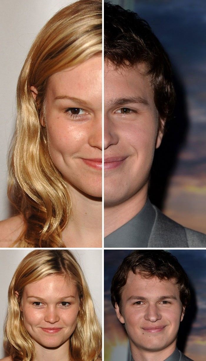 Julia Stiles ve Ansel Elgort