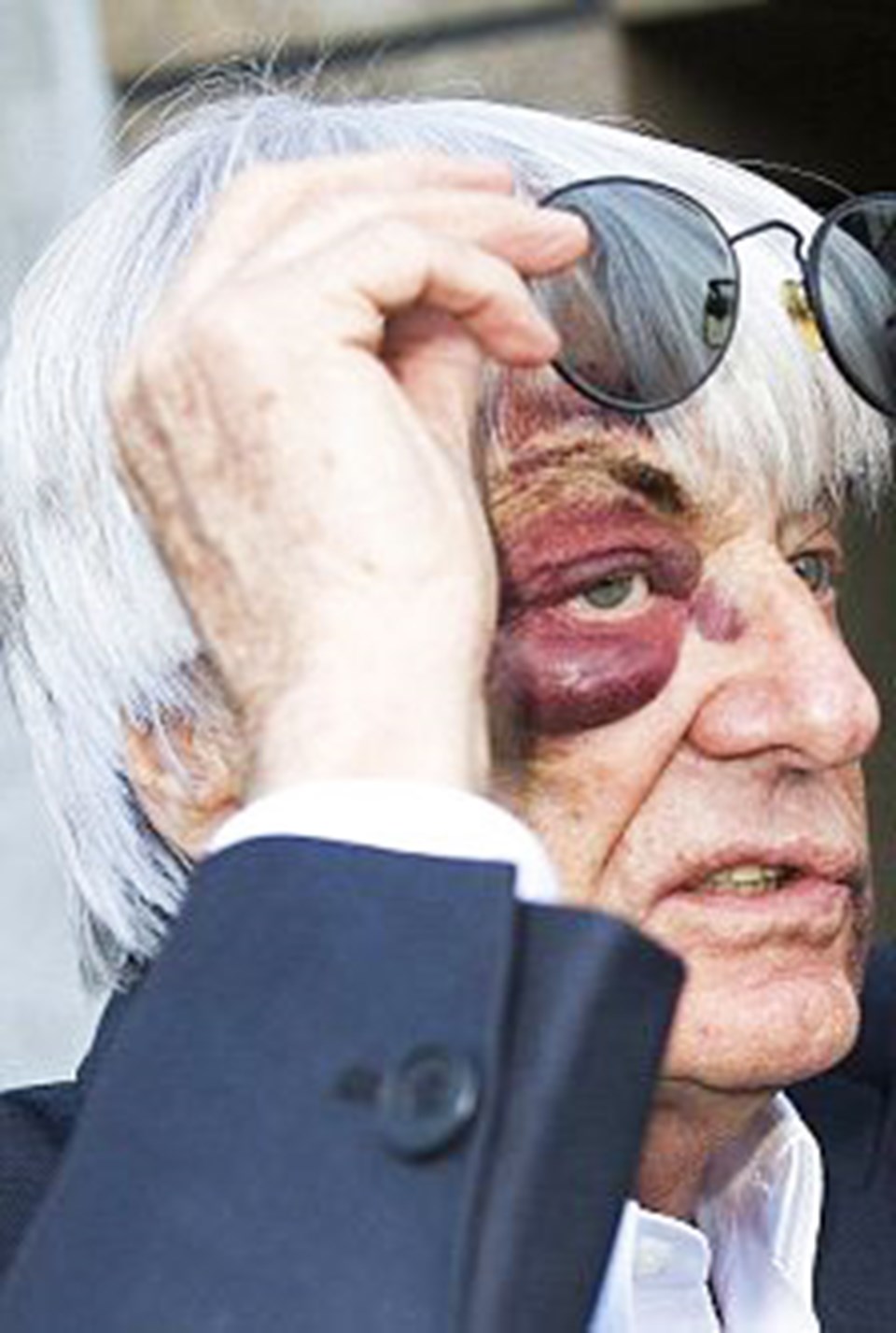 Saldırıdan 48 saat sonra Bernie Ecclestone ofisinde çalışmaya devam etti.