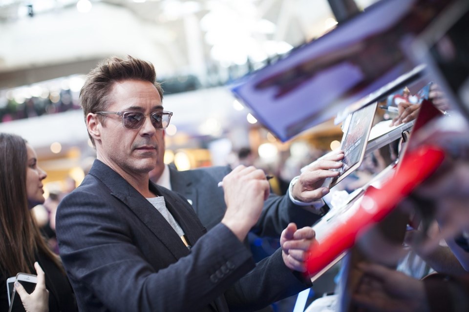 Iron Man'i 51 yaşındaki ABD'li oyuncu Robert Downey Jr canlandırıyordu.