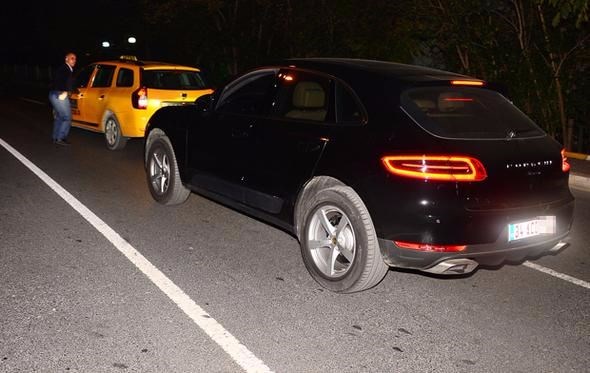 Zehra Çilingiroğlu, Porsche, taksi, kaza