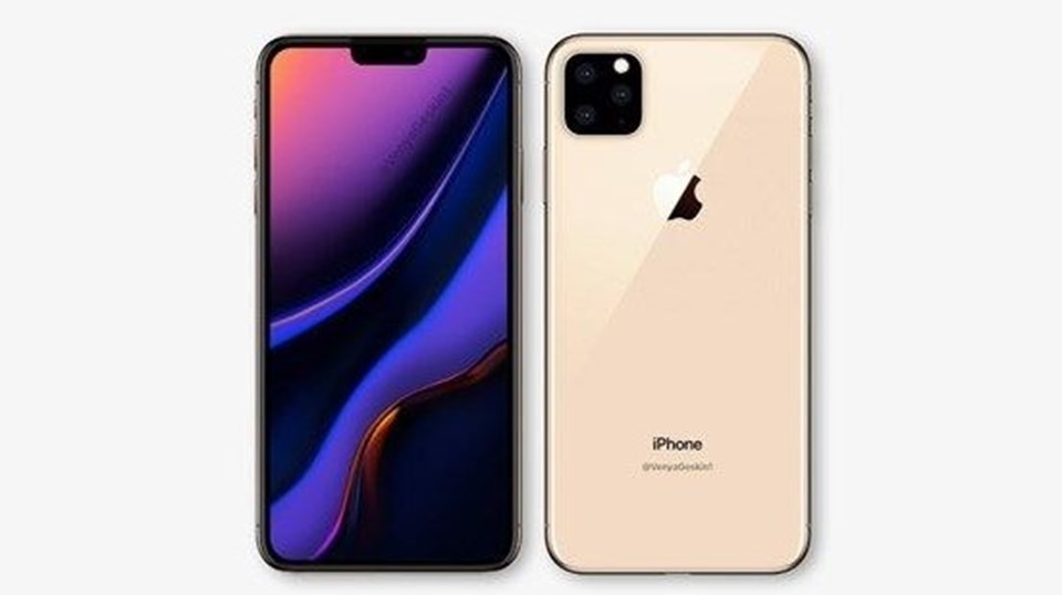 Daha önce Apple'ın henüz tanıtmadığı ürünler ile ilgili yaptığı başarılı tahminler ile adını duyuran Ben Geskin'e göre, iPhone 11 ve iPhone 11 Max 3 arka kamera ile gelecek.